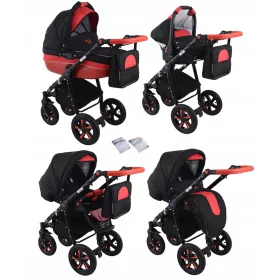  Carucior bebelus 3in1 Dwarf NEXXO negru RED SPORT