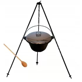  Cazan maghiar din fonta 8l capac trepied
