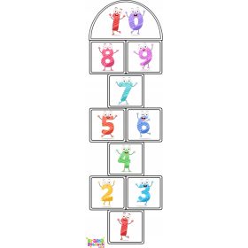  Tabla de animație MAT HOPSCHOOL GAME - 100x300 cm A