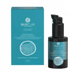   Peeling kwasowy Basiclab - Idealny dla skóry wrażliwej i naczyniowej