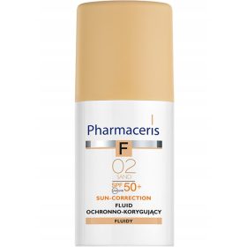   Fluid Protector și Corector Pharmaceris SPF 50+ Nuanța SAND 02, 30 ml