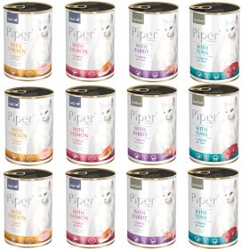  Hrana umeda pentru pisici Piper cu Somon 400 g