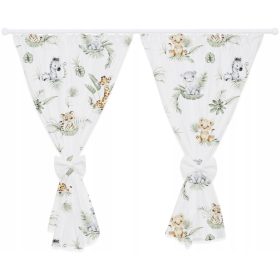  PERDELE DECORATIVE + FUCĂ 155cm 2buc BABYMAM