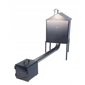  Afumător din metal din oțel de grădină