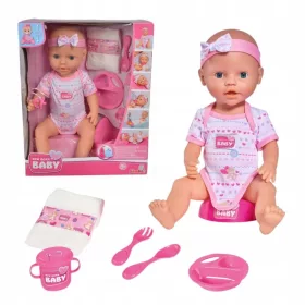    New Born Baby SIMBA New Born Baby Papusa Functionala pentru Pipi 43 cm 43 cm