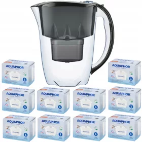  Urcior cu filtru Aquaphor Amethyst 2,8 l, negru