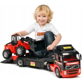  EXCAVATOR REMORCĂ VOLVO MAMMOET BIG TRUCK 90cm