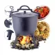  ghiveci de vanatoare ghiveci din fonta pentru foc de tabara in picioare 4L KAMILLE