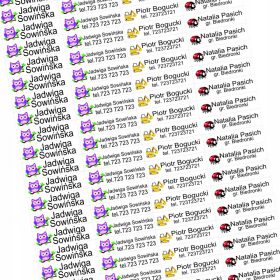  Transfer termic omonim pentru un copil MARCAJE