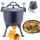  VASOARE PENTRU FOC DE TABARA PENTRU PISOI DE VANATOARE 15 L KAMILLE IN PIED