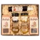  Set coș cadou de ceaiuri și conserve