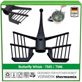    Mixer / Butterfly pentru VORWERK Thermomix TM6 și TM5 | certificat + BPAfree