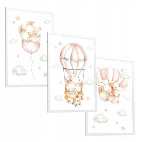  Set de 3 Poze Poster într-o ramă 33X43