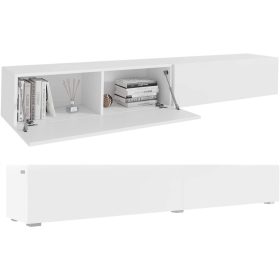  Suport TV LOWBOARD 210 cm, alb mat