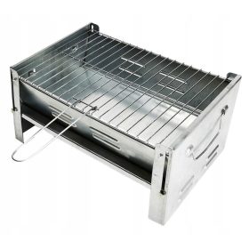  Gratar CARBUNE PLIABLE pentru camping, PORTATIV, 40x27