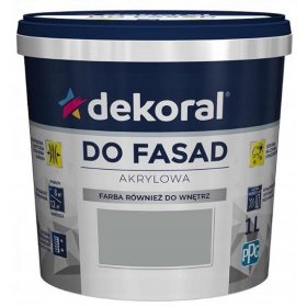    Vopsea acrilica pentru fatada Dekoral 5 l 5904000028529 mata