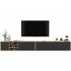  Suport TV suspendat Comodă TV Loft Negru MAT 300