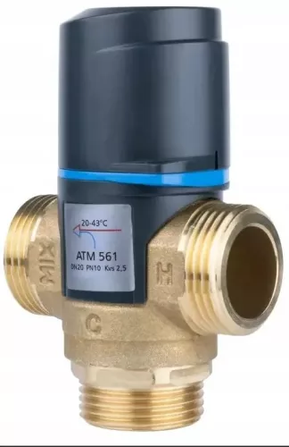 Robinet de amestec termostatic Afriso ATM561 DN20, 20–43 °C