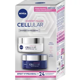    Set cosmetice Nivea Hyaluron Cellular Filler, crema de zi si crema de noapte
