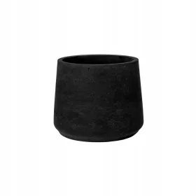   Ghivece de ceramică 20 cm x 20 x 16,5 cm diametru 20 cm ceramică neagră