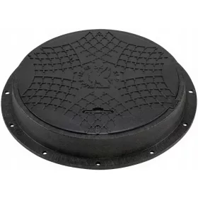  Capac BabylonPlast A15B6080C1 cu cadru 800 mm și deschidere 600 mm, PE negru