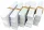  Etichete PVC Plug-in 16x100mm Alb 100buc