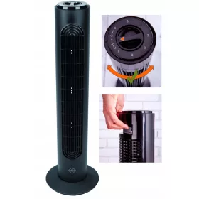 Ventilator coloană Columbia Vac WKC20, negru