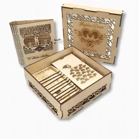   Set Cadou de Nuntă cu Elemente Personalizate și Suprize Incluse
