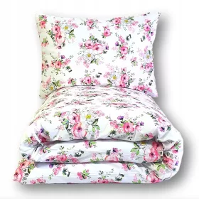   Set de lenjerie de pat Izabella Korytkowska Home, 100% bumbac dens, 160x200cm + 2 perne 70x80cm