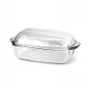 Vas rectangulare Porcello rezistent la căldură 7 l cu capac
