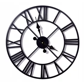  Ceas de perete Gockowiak Romain, negru, 50 cm