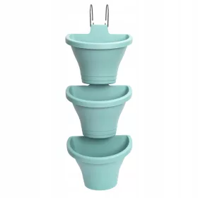    Ghiveci de flori Elho 24 cm x 17 x 69 cm plastic nuante de albastru, nuante de albastru