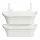  Ghiveci Elho 51 cm x 17 x 48 cm, plastic alb