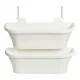  Ghiveci Elho 51 cm x 17 x 48 cm, plastic alb