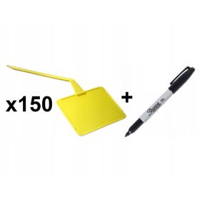  Placa in picioare galbena 105 x 44 cm 150 buc.