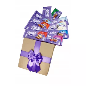  Mix de ciocolate Milka Moments 97 g (11 bucăți)