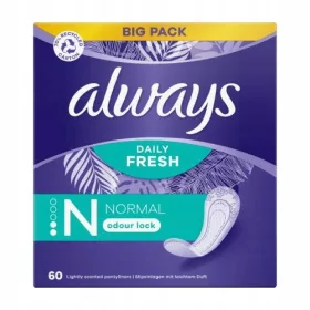    Always Dailies Normal Fresh & Protect pentru chiloți, 60 de bucăți
