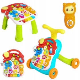    MĂSATOR INTERACTIV, IMPINGĂTOR EDUCAȚIONAL, MASĂ 6-în-1