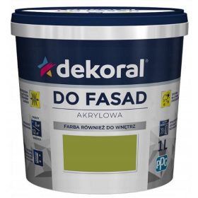  Vopsea perete acrilica Dekoral 5 l verde masline mat