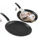  Kinghoff Tigaie Clatite Tigaie pentru Clatite, Oua si Clatite, 28 cm, Marmura