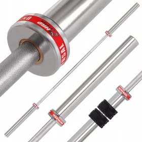    BELTOR CURTĂ DREPTĂ CROM OLIMPIC 220 CM 50mm UNIVERSAL + CLEMĂ