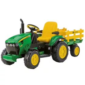  TRACTOR PEG PEREGO JOHN DEERE CU BATERIE 12V