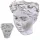  Ghiveci Duwen 13 cm x 17 x 19 cm diametru 17 cm ceramica nuante de gri si argintiu