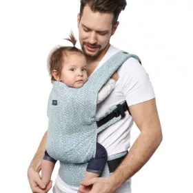  Marsupiu ergonomic cu frunze Zaffiro City Mint