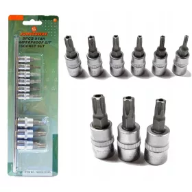    Set chei Allen Jonnesway Torx cu prize de 1/4" și 3/8" S08H23TS9S