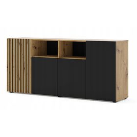    Bim Furniture Auris comoda 180 x 42 x 82cm stejar artizanal mat
