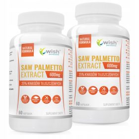   Supliment Saw Palmetto 600mg de la WISH Pharmaceutical® - Ideal pentru Vegani