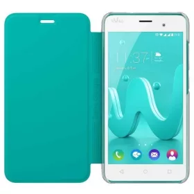  Husa cu clapeta Wiko pentru modelul Jerry Turquoise