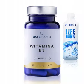   Supliment Nutritiv cu Vitamina B3, 90 Capsule - PUROMEDICA, Potrivit pentru Vegani