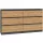  TopEshop Comodă Malwa 138 x 40 x 75cm antracit mat